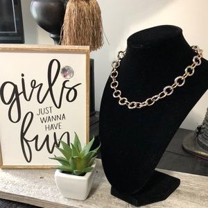 NWT Charming Charlie RSVP Silver & Gold Tone Necklace!